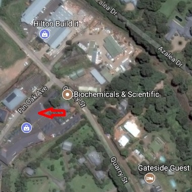 map to BSC Laboratory, Hilton, South Africa